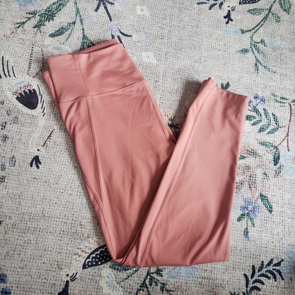 Girlfriend Collective Dusty Rose Leggings Size Large - Picture 10 of 10